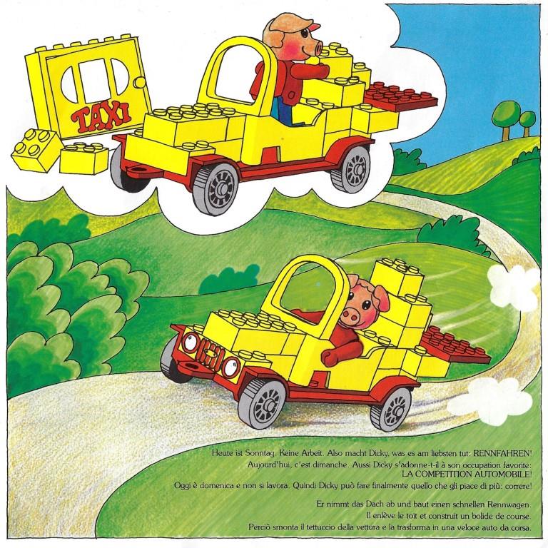 LEGO Fabuland 338 - Blondi Schweins Taxistation